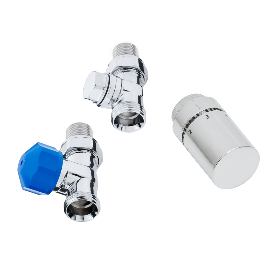 Set de vannes au sol à raccord latéral – traversant